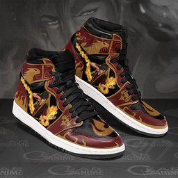 Firebending Zuko High-Top Leather Sneakers -  Avatar The last Airbender - Angle 2