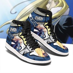 Olivier Armstrong High-Top Leather Sneakers -  Fullmetal Alchemist - Angle 2