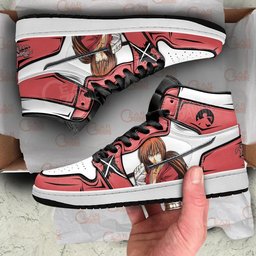 Kenshin Himura Sneakers Custom Anime Rurouni Kenshin Shoes - 4 - GearAnime