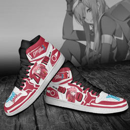 Zero Two Code 002 Sneakers Custom Darling In The Franxx Anime Shoes - 4 - GearAnime
