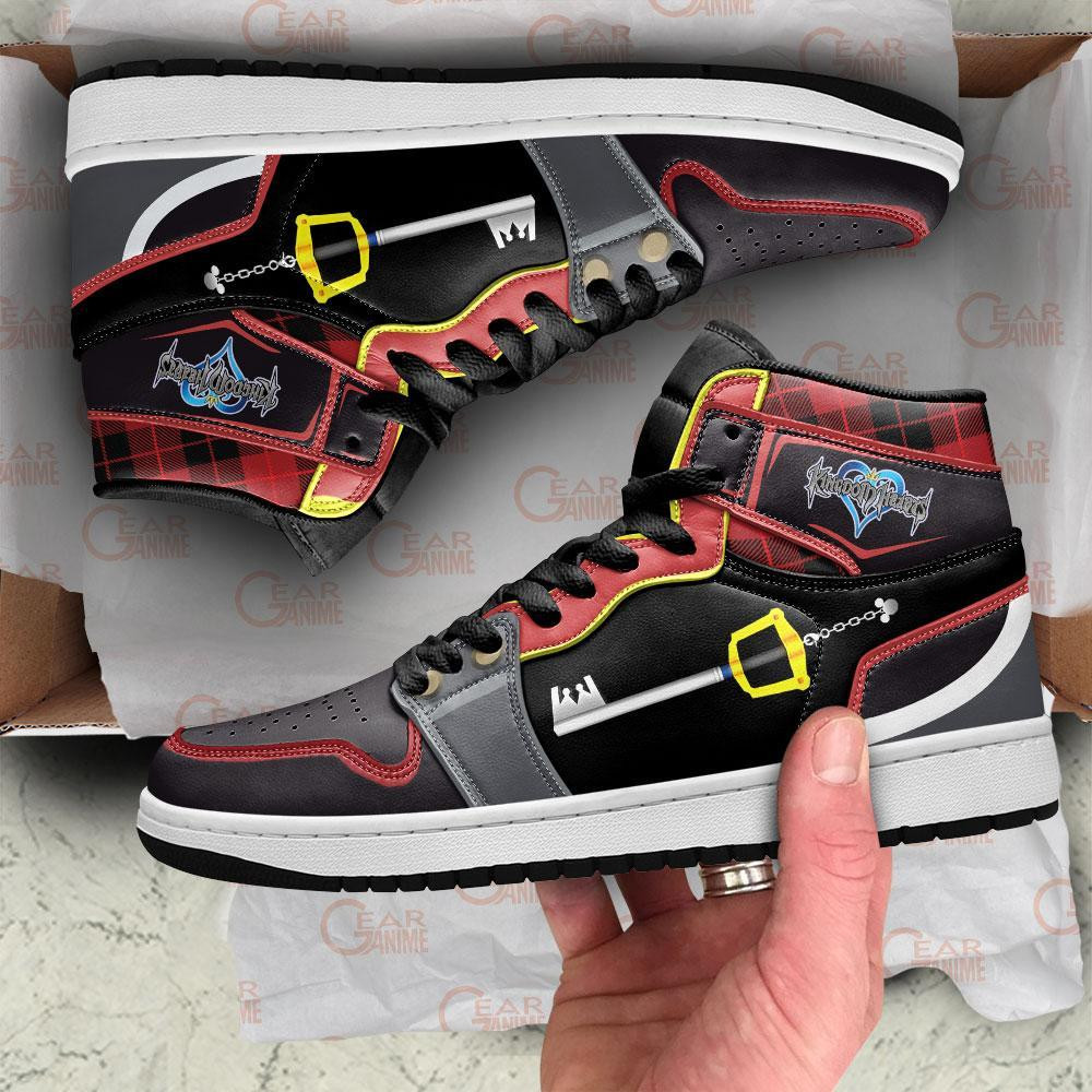 Kingdom Hearts Sora Sword Sneakers Custom Anime Shoes - 3 - GearAnime