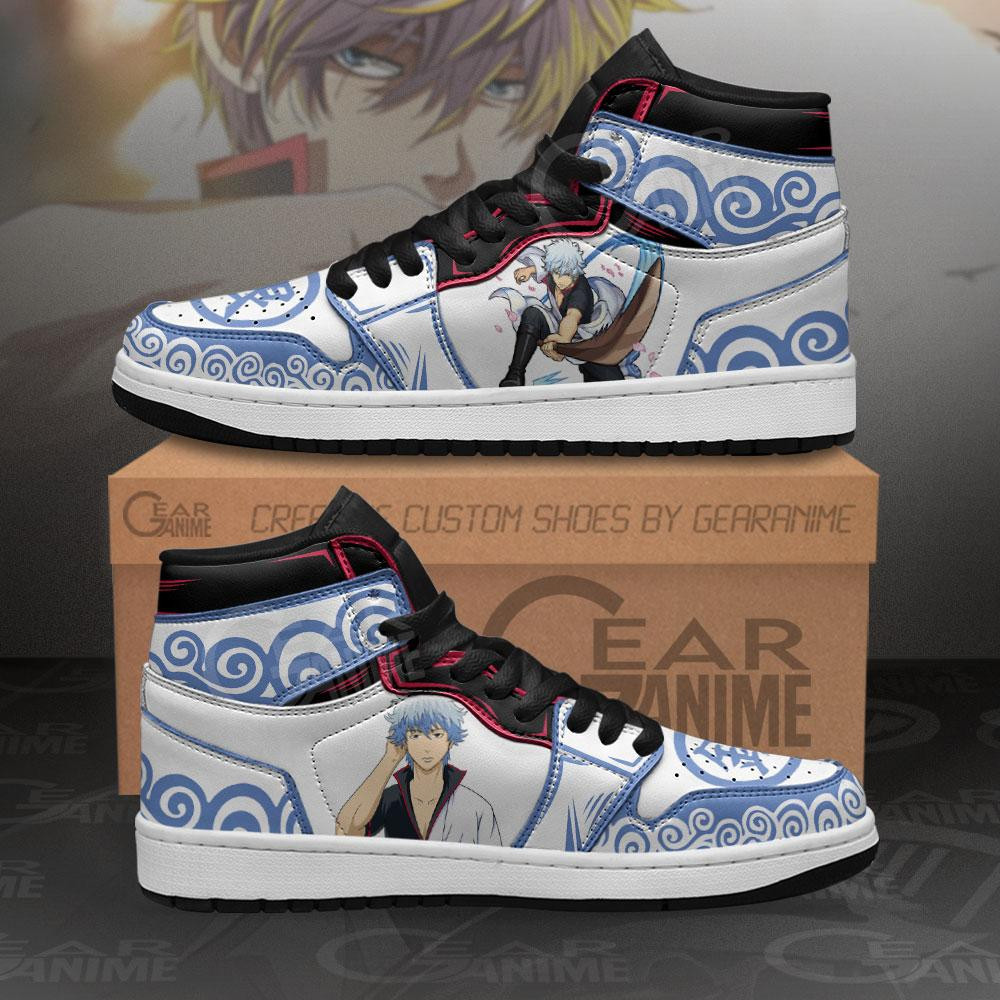 Gintoki High-Top Leather Sneakers -  Gintama - Angle 1
