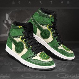 Avatar Earth Tribe High-Top Leather Sneakers -  Avatar The last Airbender - Angle 2