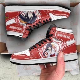 High School DxD Akeno Himejima Sneakers Custom Anime Shoes - 2 - GearAnime