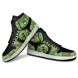 Rayquaza High-Top Leather Sneakers -  Pokemon - Angle 4