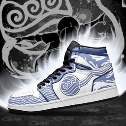 Avatar Water Tribe High-Top Leather Sneakers -  Avatar The last Airbender - Angle 3