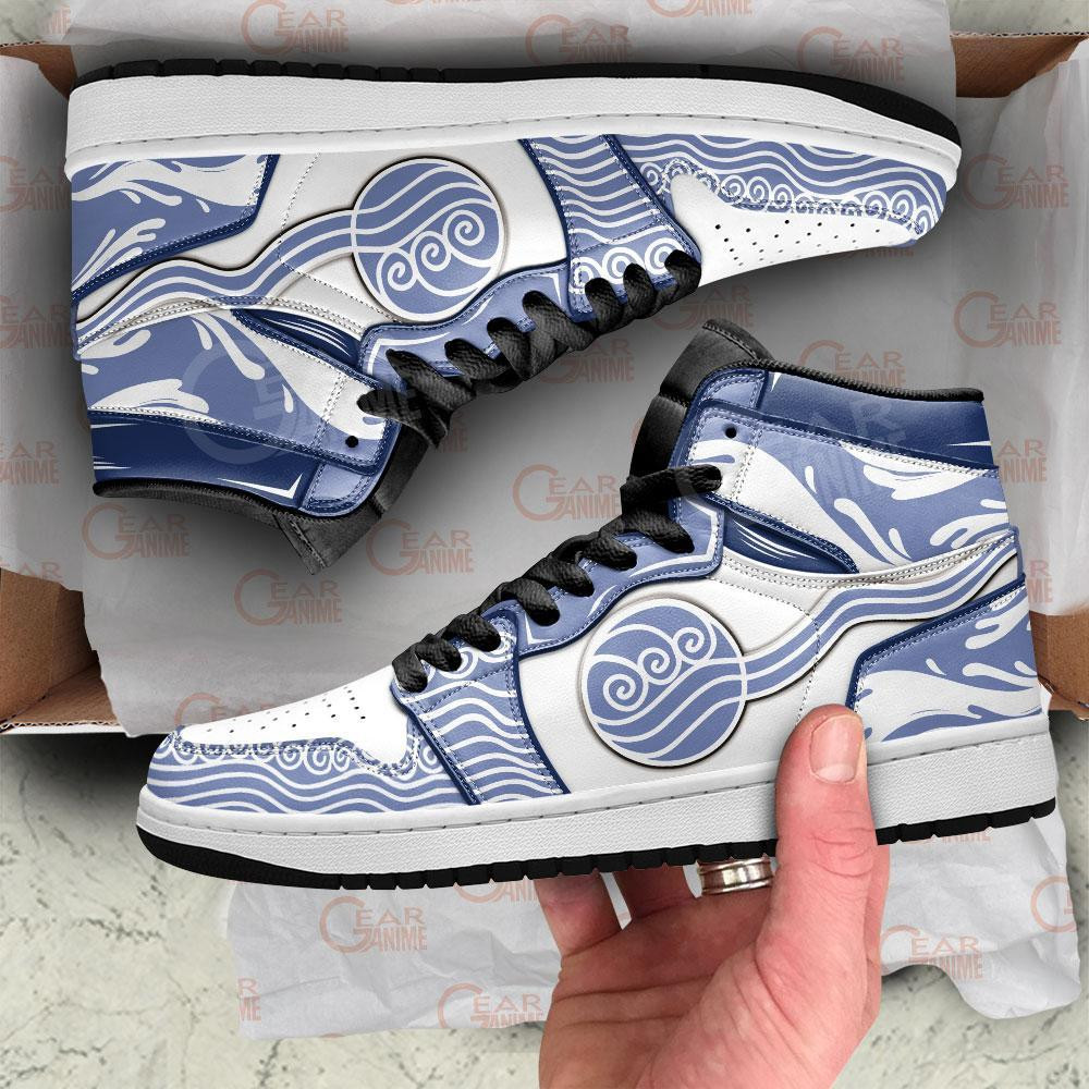 Avatar Water Tribe High-Top Leather Sneakers -  Avatar The last Airbender - Angle 4