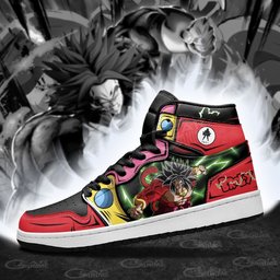 Broly SSJ4 High-Top Leather Sneakers MN15 -  Dragon Ball Z - Angle 3