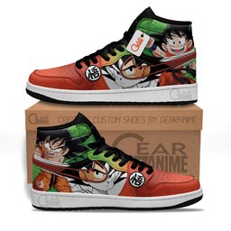 Goku High-Top Leather Sneakers -  Dragon Ball Z - Angle 2