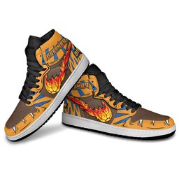 Greymon High-Top Leather Sneakers MN18 -  Digimon - Angle 4