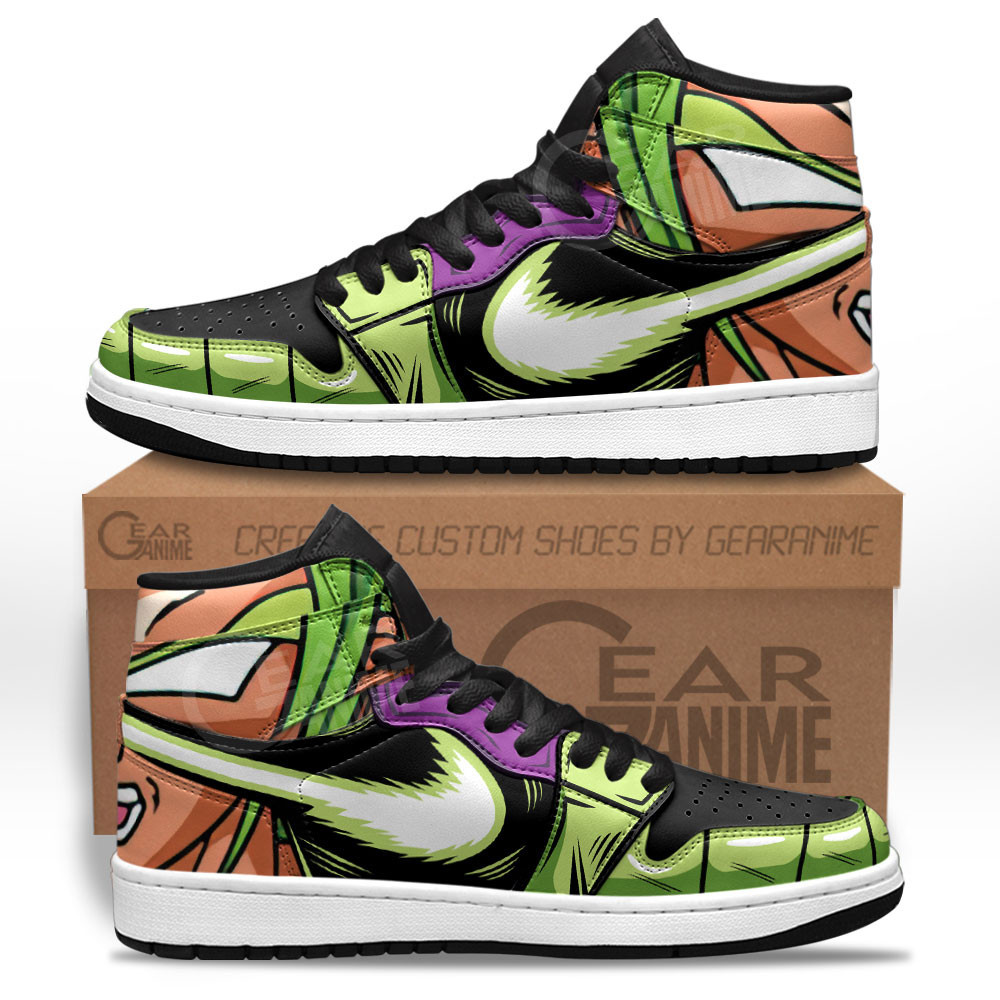 Broly High-Top Leather Sneakers MN13 -  Dragon Ball Z - Angle 1
