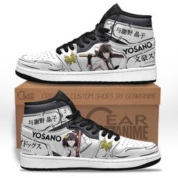 Akiko Yosano High-Top Leather Sneakers MN26 -  Bungo Stray Dogs - Angle 1