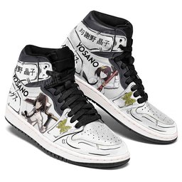 Akiko Yosano High-Top Leather Sneakers MN26 -  Bungo Stray Dogs - Angle 2