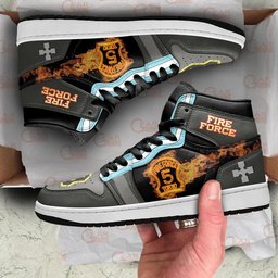 Fire Force Company 5 Sneakers Custom Anime Shoes - 4 - GearAnime