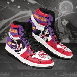 Sailor Mars High-Top Leather Sneakers -  Sailor Moon - Angle 3