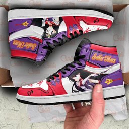 Sailor Mars High-Top Leather Sneakers -  Sailor Moon - Angle 4