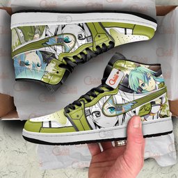 Asada Shino Sinon High-Top Leather Sneakers SAO Fans -  Sword Art Online - Angle 3