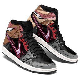 Sickle of Sorrow Goku Black Rose High-Top Leather Sneakers -  Dragon Ball Z - Angle 2
