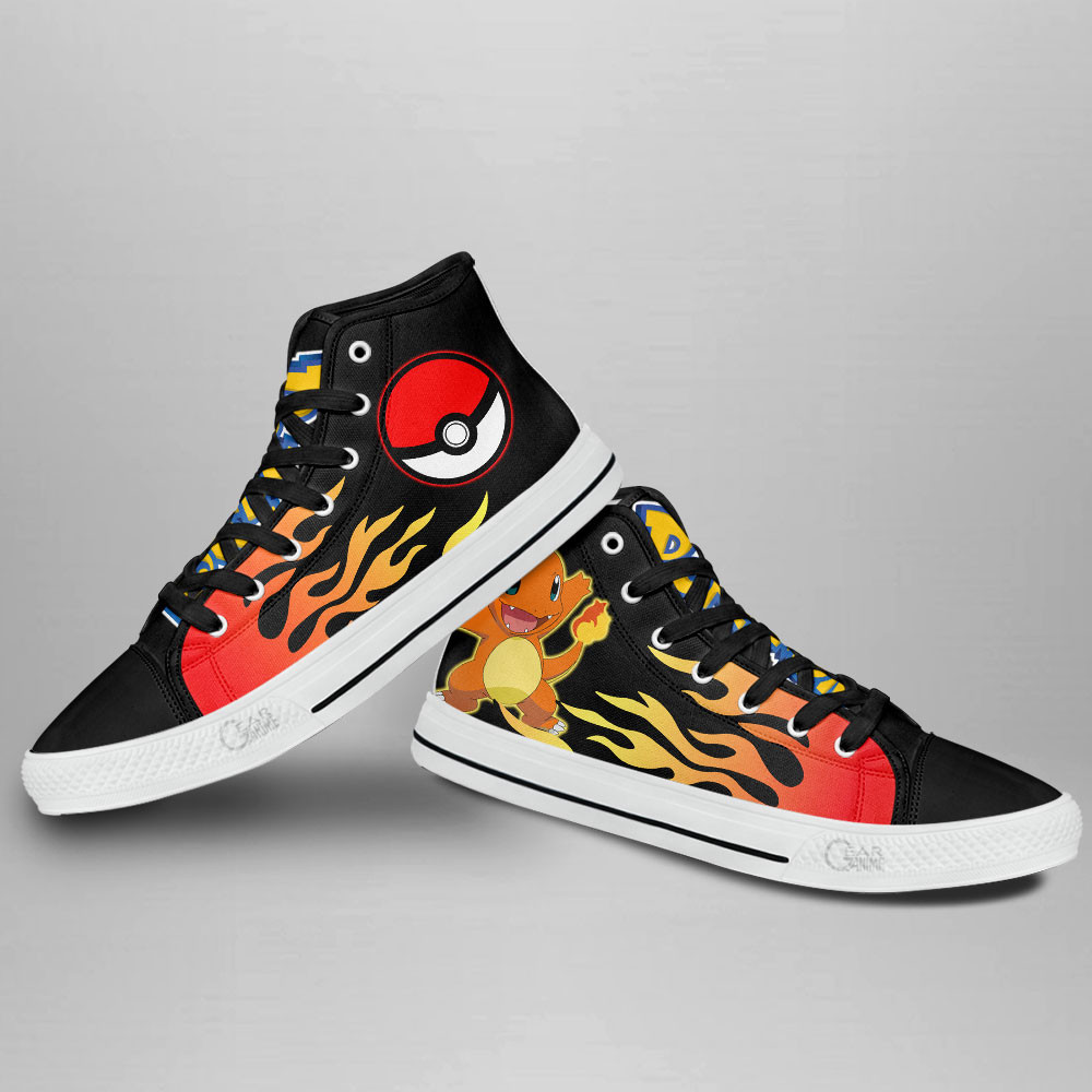 Charmander High-Top Canvas Shoes NTT090 -  Pokemon - Angle 4