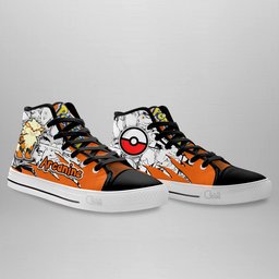 Arcanine High-Top Canvas Shoes -  Pokemon - Angle 3