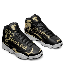 Black Bull JD13 Sneakers Black Clover Custom Anime Shoes For OtakuGear Anime