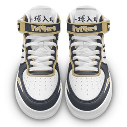 Fukurodani Mid-Top Strap Leather Sneakers -  Haikyu!! - Angle 2