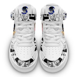 Sabo Mid-Top Strap Leather Sneakers -  One Piece - Angle 2