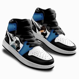 L Lawliet Kids High-Top Leather Sneakers Death Note Shoes MV2802 -  Death Note - Angle 3