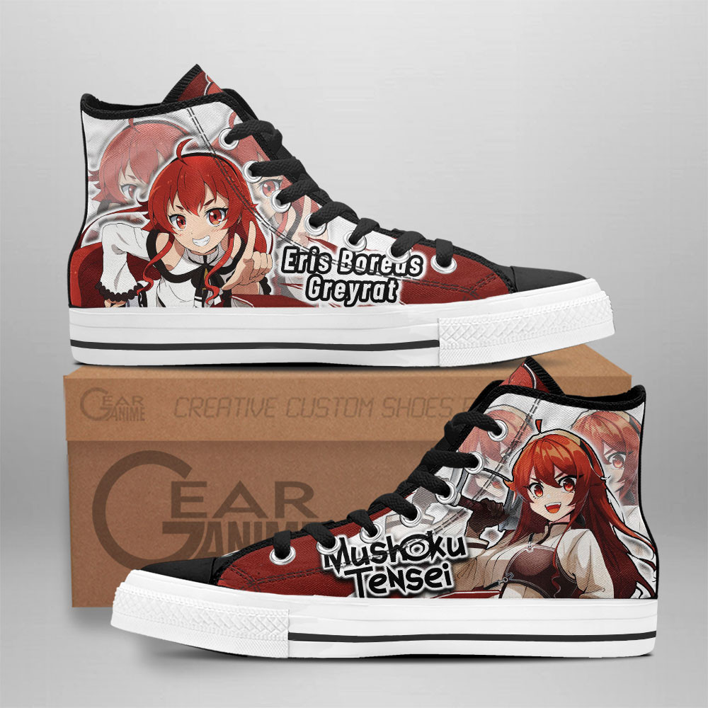 Eris Boreas Greyrat High-Top Canvas Shoes -  Mushoku Tensei: Jobless Reincarnation - Angle 1