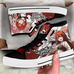 Eris Boreas Greyrat High-Top Canvas Shoes -  Mushoku Tensei: Jobless Reincarnation - Angle 2