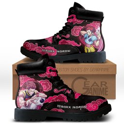 Hisoka Custom Anime Combat Boots -  Hunter x Hunter - Angle 1