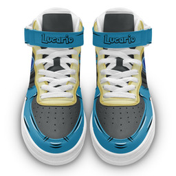 Lucario Sneakers Air Mid Custom Pokemon Anime Shoes for OtakuGear Anime- 1- Gear Anime