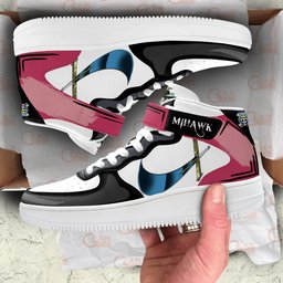 Dracule Mihawk Mid-Top Strap Leather Sneakers -  One Piece - Angle 4