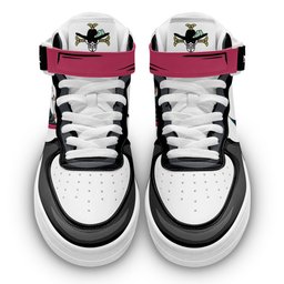 Dracule Mihawk Mid-Top Strap Leather Sneakers -  One Piece - Angle 2