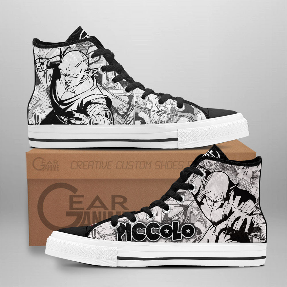 Piccolo High-Top Canvas Shoes -  Dragon Ball Z - Angle 1