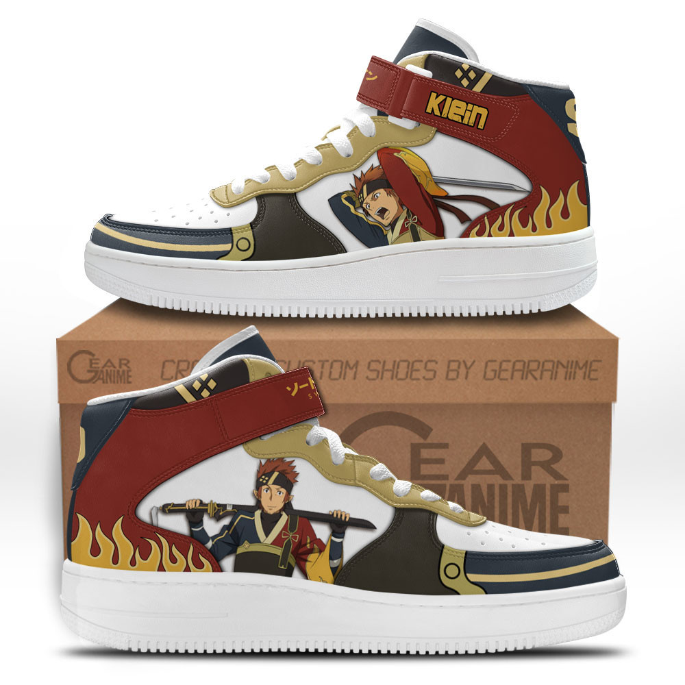 Klein Mid-Top Strap Leather Sneakers MN2804 -  Sword Art Online - Angle 1