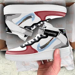 Edward Newgate Mid-Top Strap Leather Sneakers -  One Piece - Angle 4