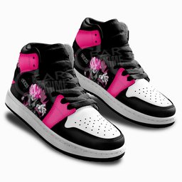 Goku Black Rose Kids High-Top Leather Sneakers MV0203 -  Dragon Ball Z - Angle 3