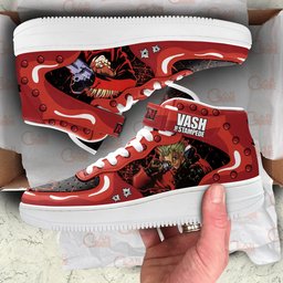 Vash the Stampede Sneakers Air Mid Custom Trigun Anime ShoesGear Anime- 1- Gear Anime- 3- Gear Anime