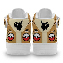 Eevee Sneakers Air Mid Custom Pokemon Anime Shoes for OtakuGear Anime- 2- Gear Anime