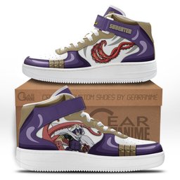 Tamaki Amajiki Mid-Top Strap Leather Sneakers -  My Hero Academia - Angle 1