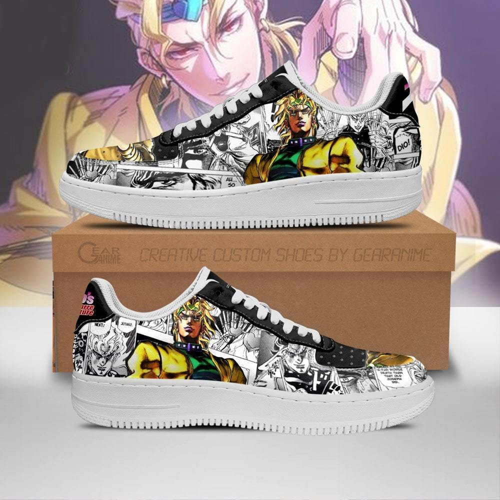 Dio Brando Sneakers Manga Style Anime Shoes Fan Gift PT06 - 1 - GearAnime