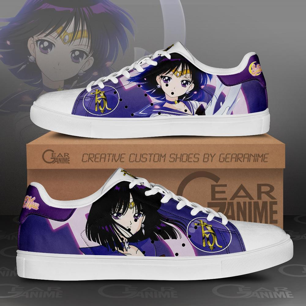 Sailor Saturn Skate Shoes Anime Custom Shoes PN10 - 1 - GearAnime