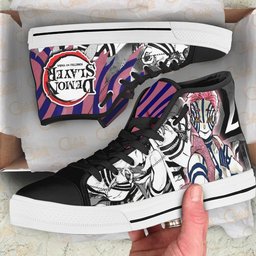 Akaza High-Top Canvas Shoes -  Demon Slayer: Kimetsu no Yaiba - Angle 3