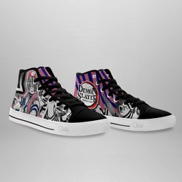 Akaza High-Top Canvas Shoes -  Demon Slayer: Kimetsu no Yaiba - Angle 2