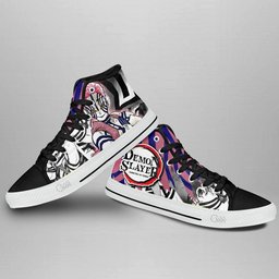 Akaza High-Top Canvas Shoes -  Demon Slayer: Kimetsu no Yaiba - Angle 4