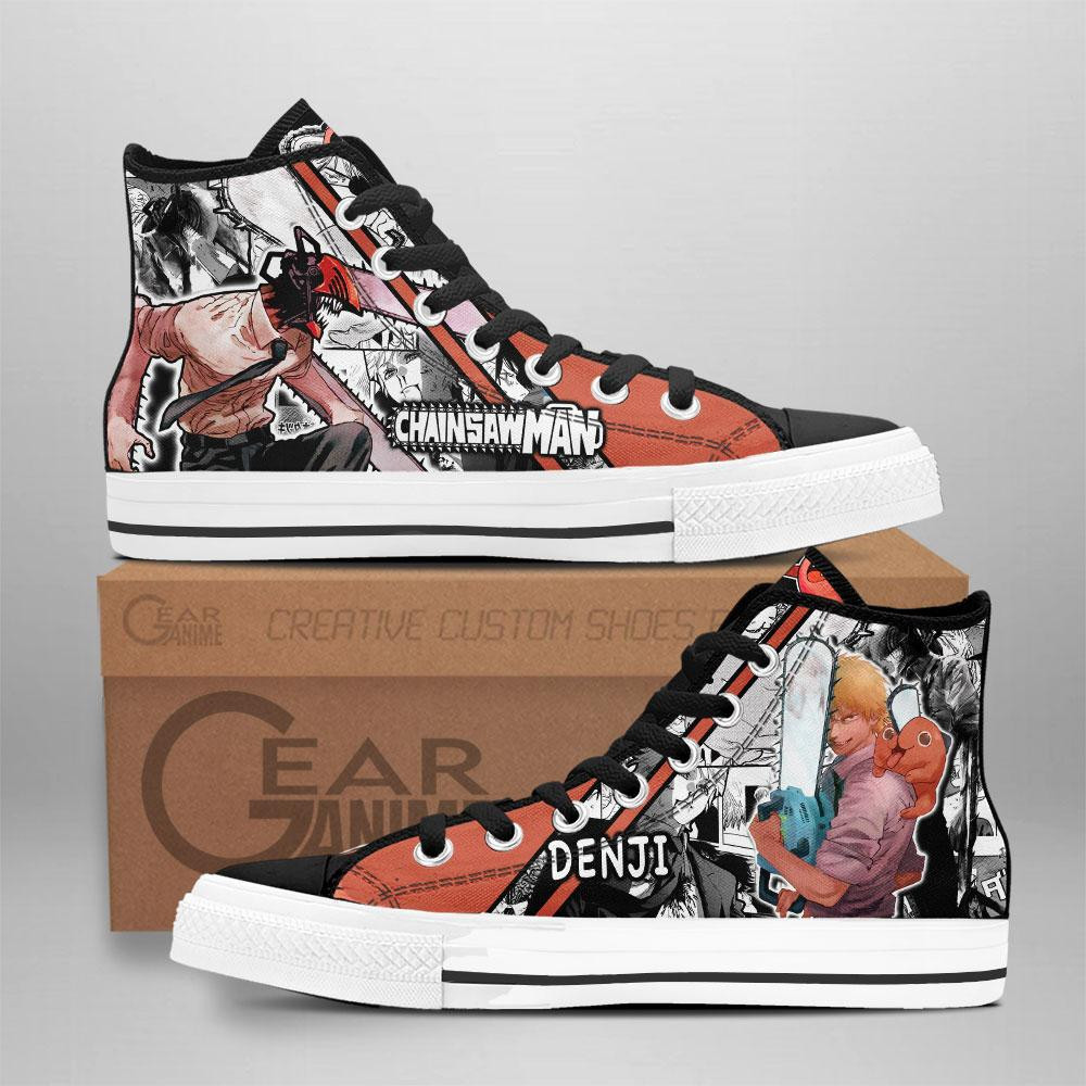 Denji High-Top Canvas Shoes NTT141 -  Chainsaw Man - Angle 1
