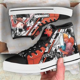 Denji High-Top Canvas Shoes NTT141 -  Chainsaw Man - Angle 2