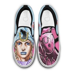 Johnny Joestar Slip On Sneakers Custom Anime Shoes - 1 - GearAnime