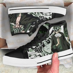 Kisuke Urahara High-Top Canvas Shoes TT0409 -  Bleach - Angle 2